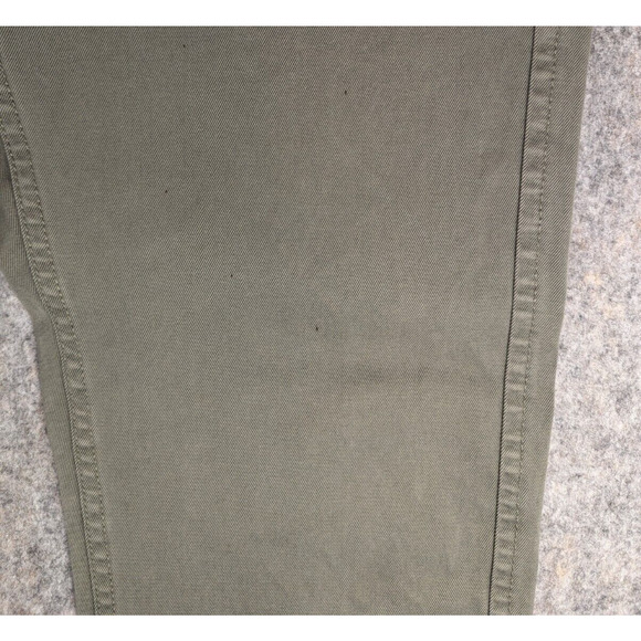 Argus Matchstick Chino Pants 34x30 Men's Green Mid-Rise Flat Front Casual - Picture 8 of 11